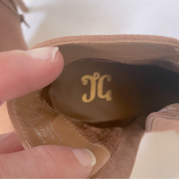 Journee Cress Tan Booties Size 8.5 - Picture 11 of 13